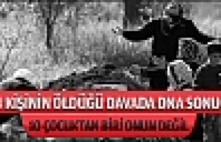 Bilge Köyü davasında DNA sonucu geldi