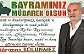 Bölünmez, Kurban Bayramı münasebetiyle kutlama...