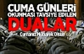 Bugün Okunması Tavsiye Edilen Dualar