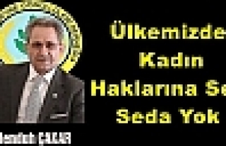 Çakar: Ülkemizde Kadın Haklarına Ses Seda Yok