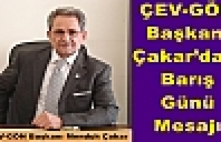 Çakar’dan, Barış Günü Mesajı