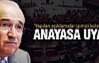 Cemil Çiçek'ten küfür ve uslüp uyarısı!