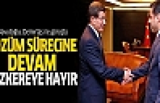 Davutoğlu, Demirtaş ile çözüm sürecini görüştü