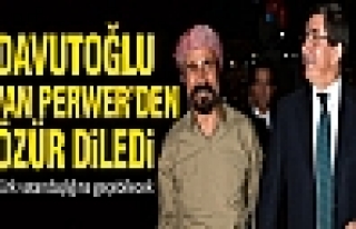 Davutoğlu: Şivan Perwer'den özür diledim