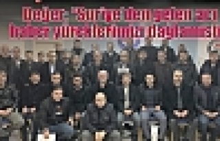 Değer; “Suriye’den gelen acı haber yüreklerimizi...