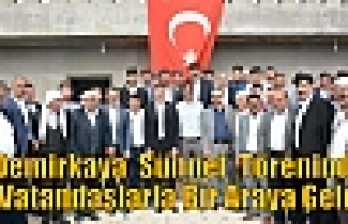 Demirkaya Sünnet Töreninde Vatandaşlarla Bir Araya...