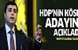 Demirtaş: Cumhurbaşkanlığına adayım