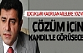 Demirtaş kaçırılan çocukların aileleri ile görüştü...