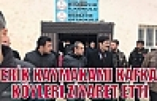 DERİK KAYMAKAMI KAFKAS KÖYLERİ ZİYARET ETTİ