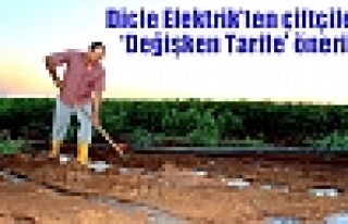 Dicle Elektrik’ten çiftçilere ‘Değişken Tarife’...