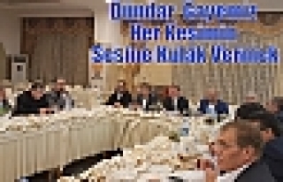 Dündar, Gayemiz Her Kesimin Sesine Kulak Vermek