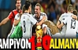 Dünya Kupası finali: Şampiyon Almanya
