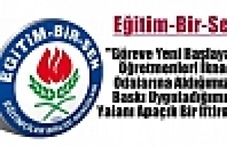 Eğitim-Bir-Sen:“Hiç Bir Irk Diğer Bir Irktan...