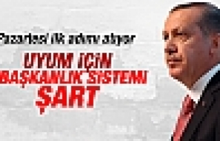 Erdoğan başkanlık sistemi ihtiyaçtır dedi