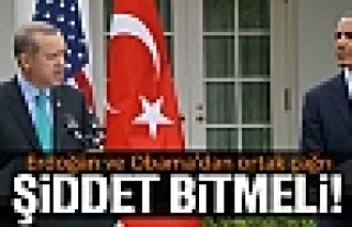 Erdoğan-Obama basın toplantısı!