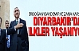 Erdoğan'ı Baydemir karşıladı