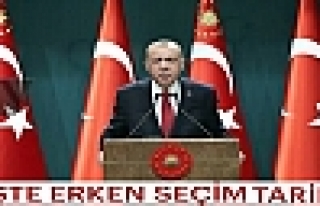 Erken Seçim Tarihi Açıklandı…