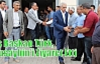 Eş Başkan Türk, Nusaybin’i Ziyaret Etti
