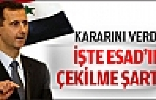 Esad'ın çekilme şartı açıklandı