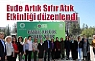 Evde Artık Sıfır Atık Etkinliği düzenlendi