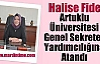 Halise Fide, Artuklu Üniversitesi Genel Sekreter...
