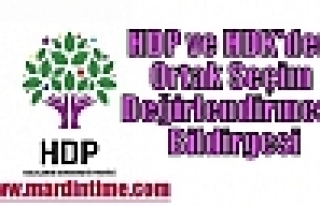 HDP ve HDK'den Ortak Seçim Değirlendirmesi Bildirgesi