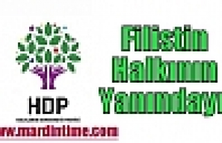 HDP:Filistin Halkının Yanındayız...