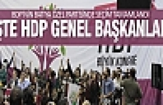 HDP'nin genel Başkanları belli oldu