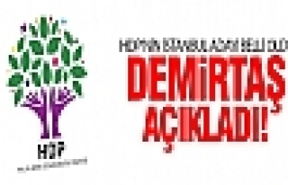 HDP'nin İstanbul adayı Sırrı Süreyya