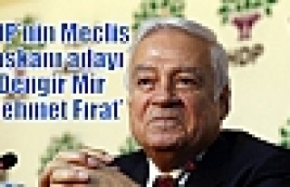 ‘HDP’nin Meclis Başkanı adayı Dengir Mir Mehmet...
