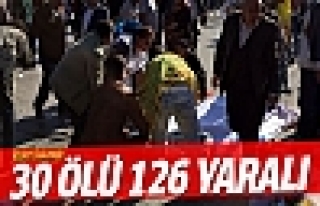 İçişleri Bakanlığı: 30 ölü 126 yaralı