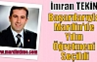 İmran TEKİN Başarılarıyla Mardin'de Yılın Öğretmeni...