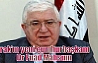 Irak’ın yeni cumhurbaşkanı Dr Fuad Mahsum