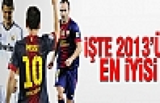İşte 2013 yılının en iyi futbolcusu