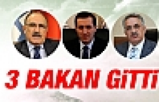 Kabineden ayrılan 3 isim