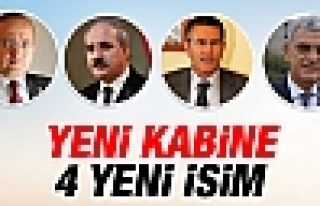 Kabineye giren 4 yeni isim