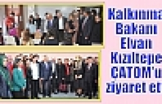 Kalkınma Bakanı Elvan Kızıltepe ÇATOM’u ziyaret...