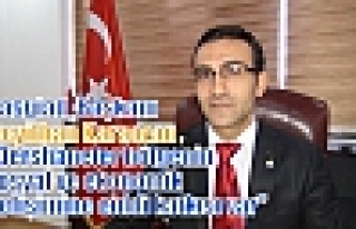 Kasgiad Başkanı Seyithan Karaozan,“Dershaneler...