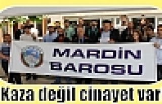 `Kaza değil cinayet var!`