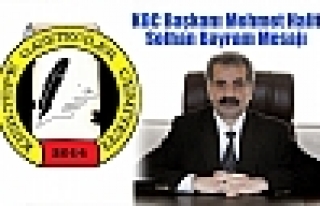 KGC Başkanı Mehmet Halit Solhan Bayram Mesajı Yayınladı