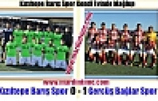 Kızıltepe Barışspor Kendi Evinde Kayıp 