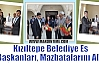 Kızıltepe Belediye Eş Başkanları, mazbatalarını...