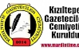 Kızıltepe Gazeteciler Cemiyeti Kuruldu.