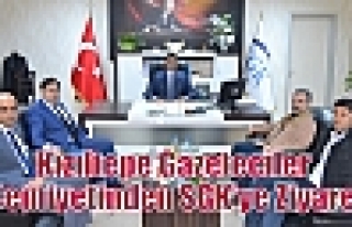 Kızıltepe Gazeteciler Cemiyetinden SGK’ye Ziyaret