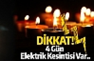 Kızıltepe’de 4 gün elektrik kesintisi uyarısı