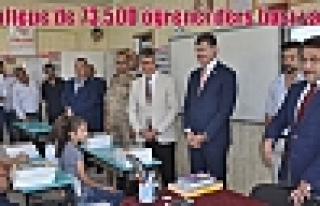 Kızıltepe’de 73.500 öğrenci ders başı yaptı.