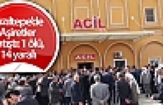 Kızıltepe`de aileler çatıştı: bir ölü, 14...