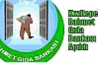  Kızıltepe`de Rahmet Gıda Bankası Açıldı