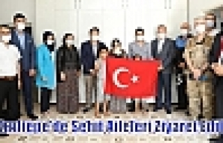 Kızıltepe'de Şehit Aileleri Ziyaret Edildi
