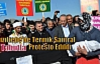 Kızıltepe'de Termik Santral Tabutla Protesto Edildi...